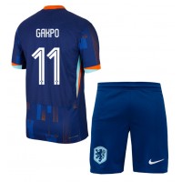 Netherlands Cody Gakpo #11 Replica Away Minikit Euro 2024 Short Sleeve (+ pants)